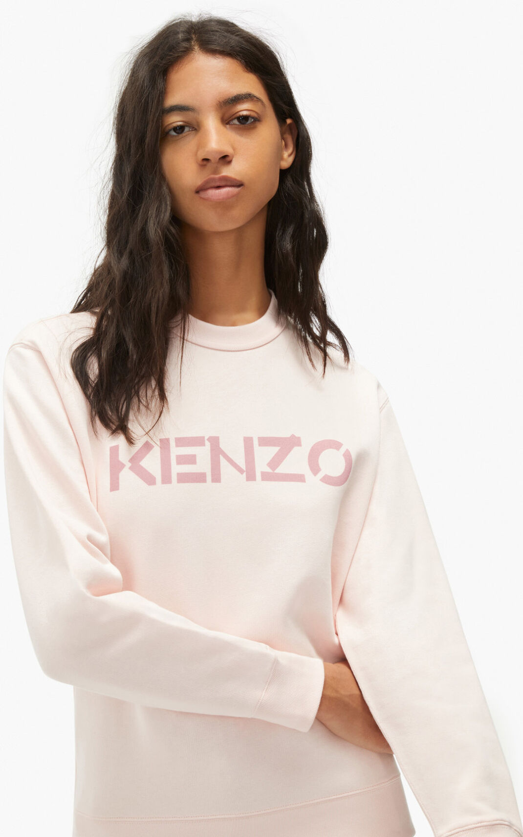 Sudadera Kenzo Logo Mujer Rosas - SKU.0664996